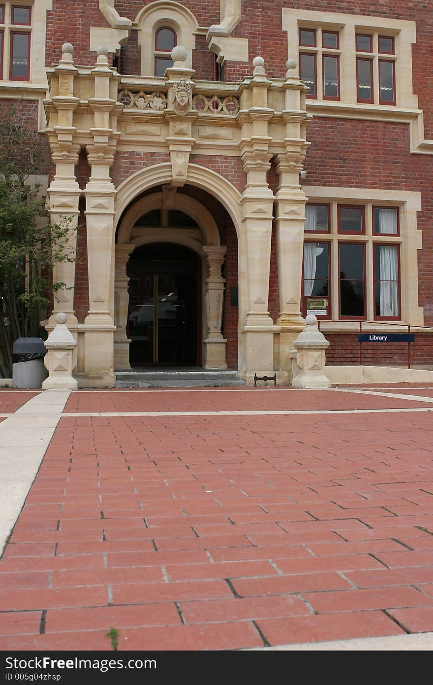 Ivey Hall Entrance, Lincoln University, New Zealand. Built in 1878, now used as the library. Ivey Hall Entrance, Lincoln University, New Zealand. Built in 1878, now used as the library.