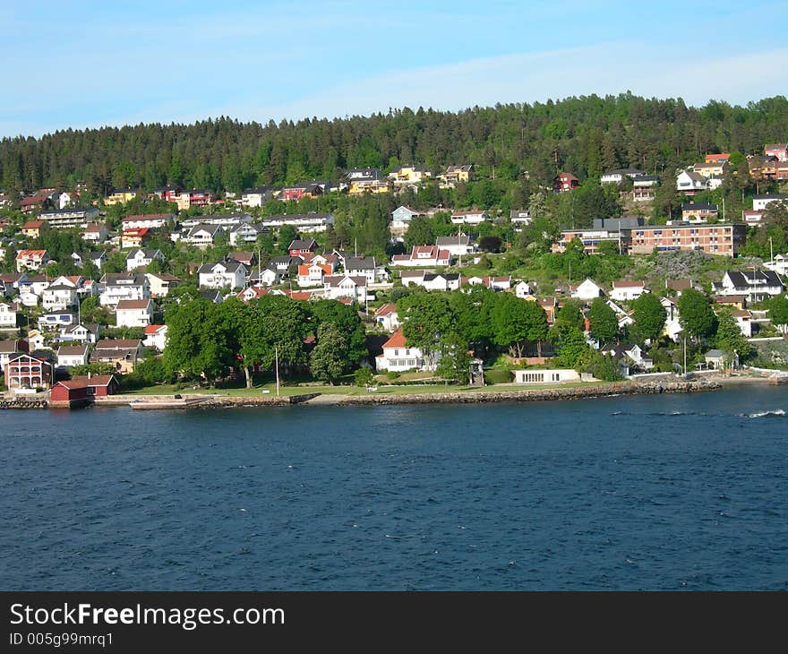 Drobak in Follo in Akershus county in Norway. Drobak in Follo in Akershus county in Norway.