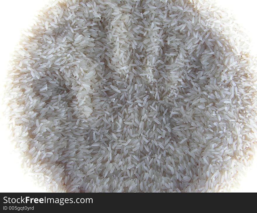 Hand Print In Rice