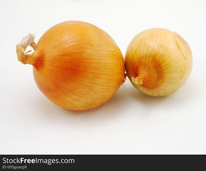 Two yellow onions