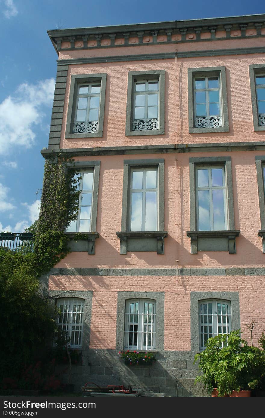 Windows in old building