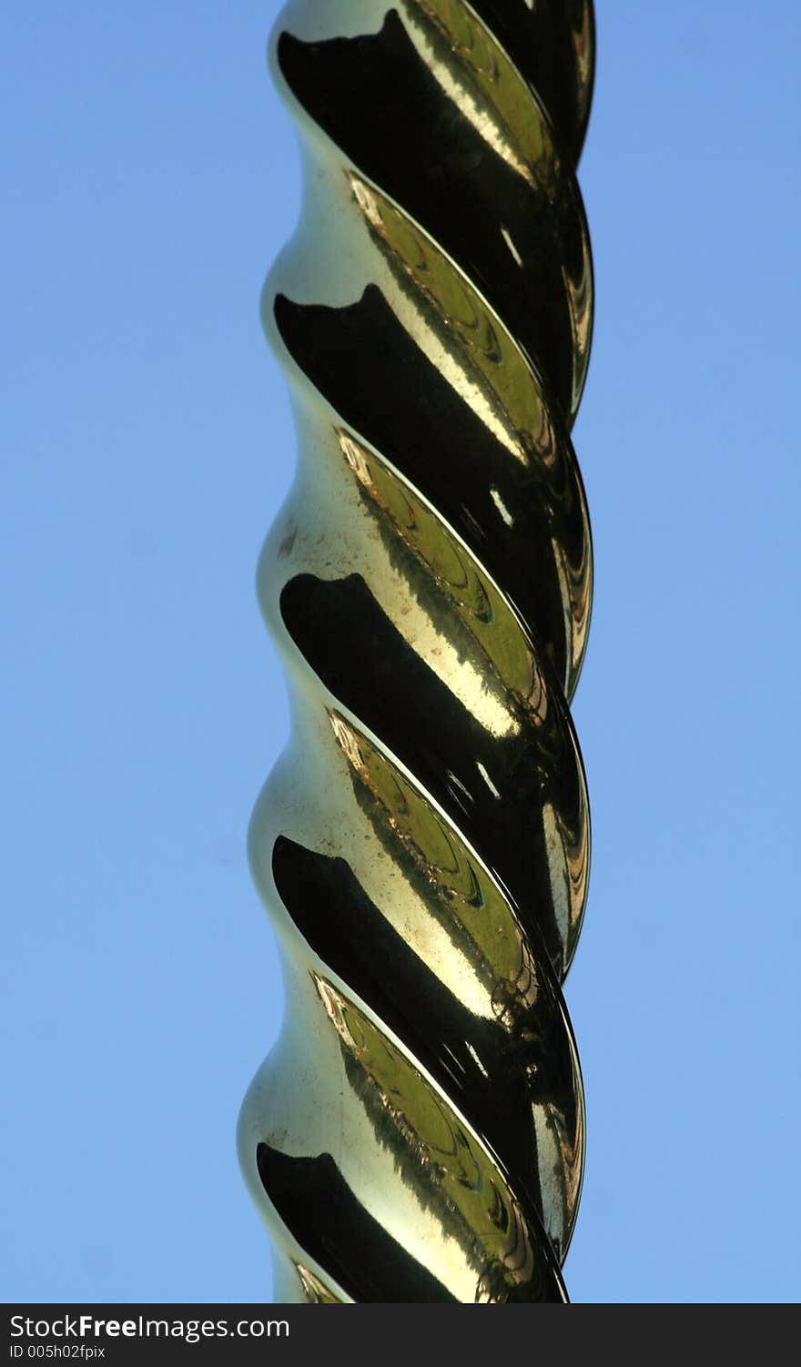 This was on a steam engine and I thought it looked beautiful against the blue sky. This was on a steam engine and I thought it looked beautiful against the blue sky