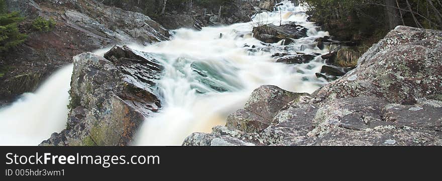 Rapids in a river. Rapids in a river.