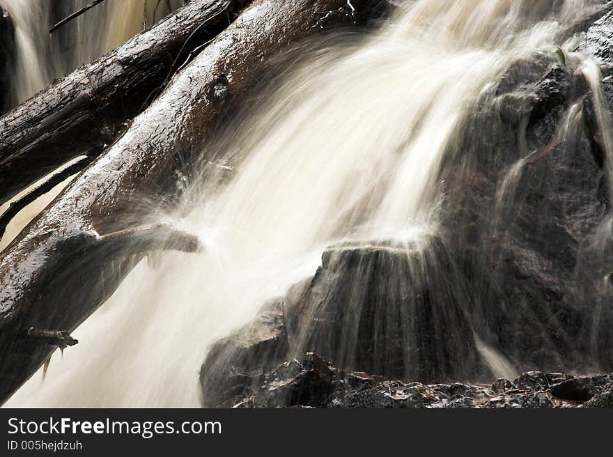 Flowing river detail