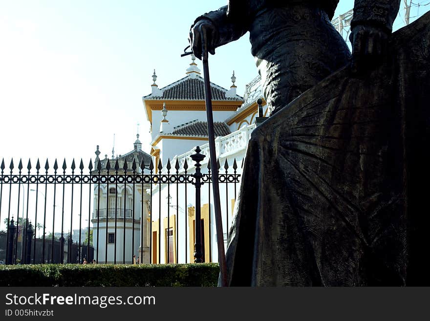 Plaza de Toros - Bull Ring, Seville - Spain. Plaza de Toros - Bull Ring, Seville - Spain