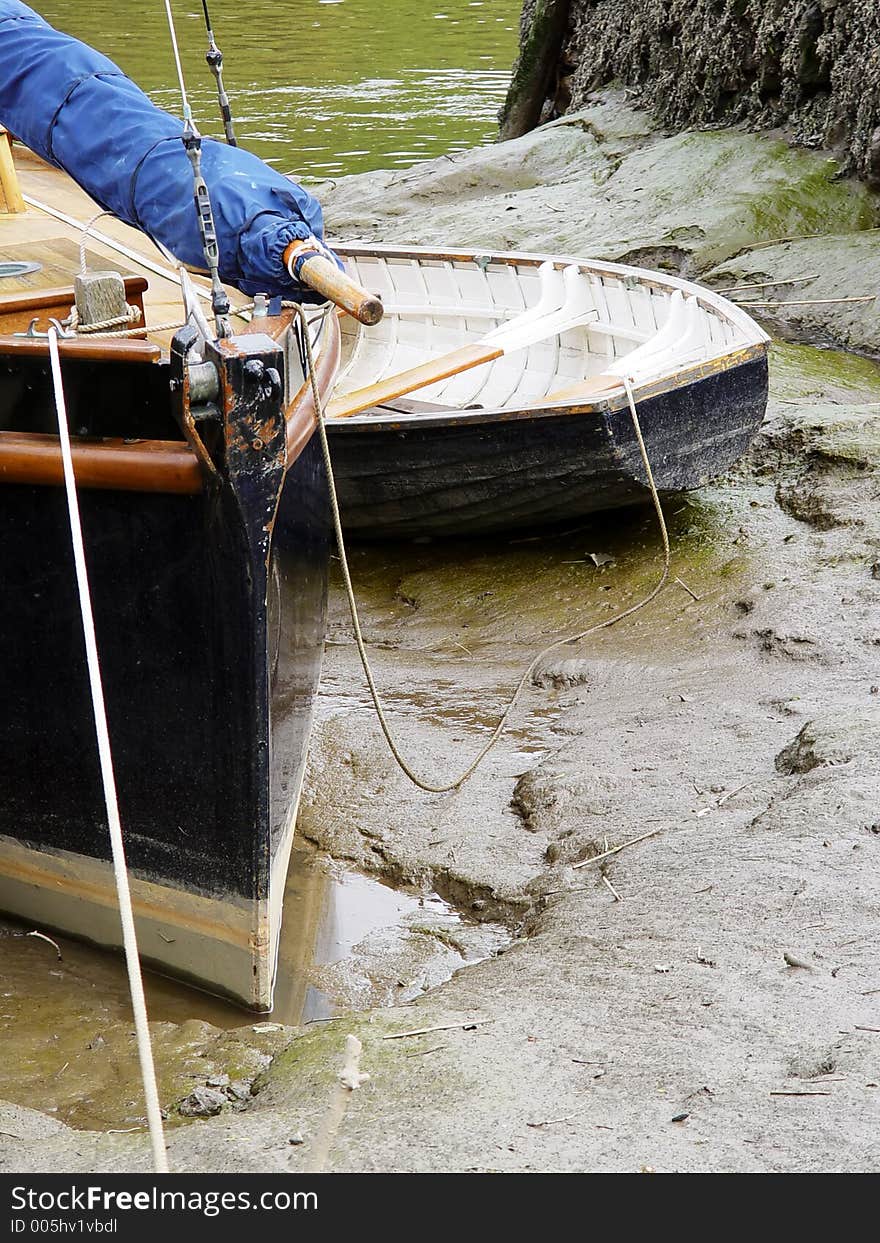 Boats In Mud