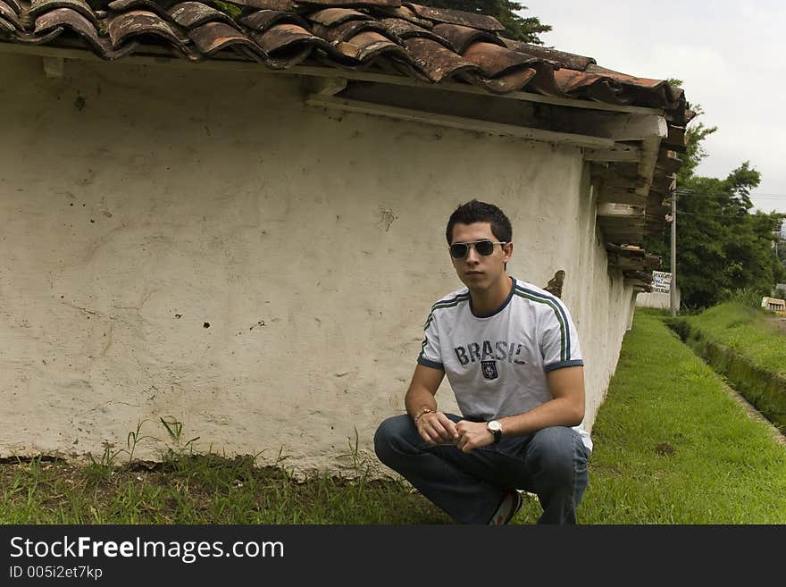 Young model in a old wall