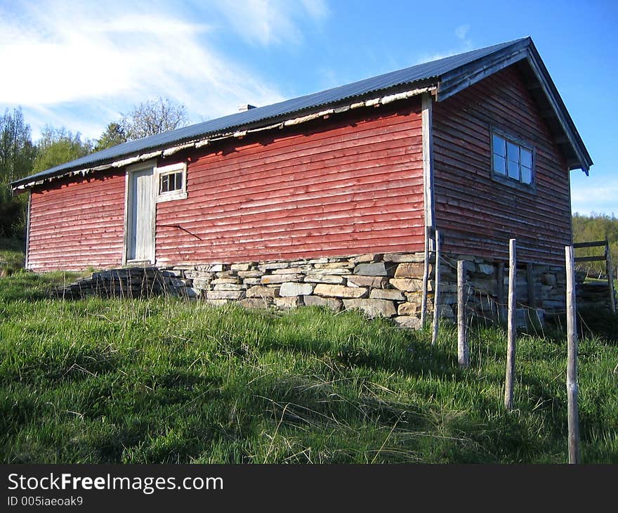 Abandoned cowhouse