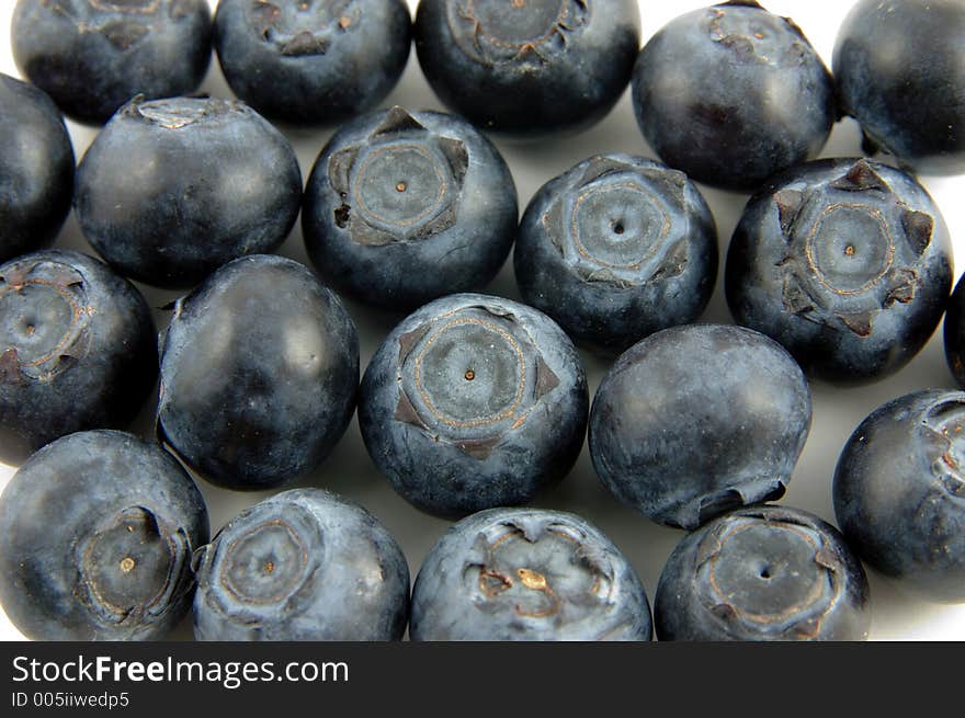 Blueberries background