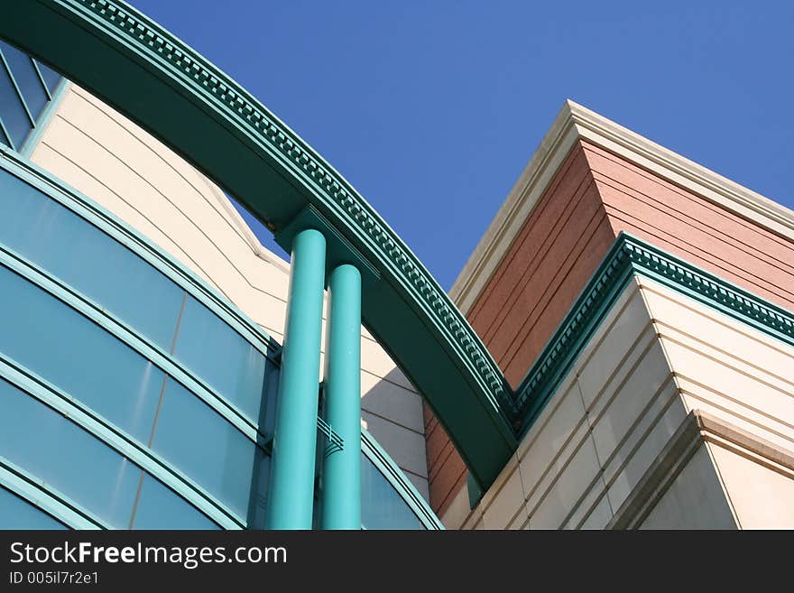 Colorful Building Detail