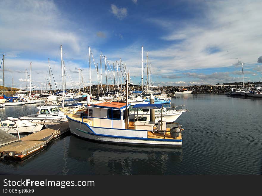 Sailing Boats In The Marina