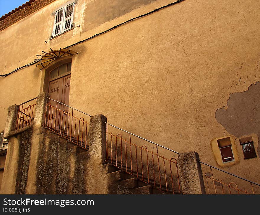 Stairway of an old house