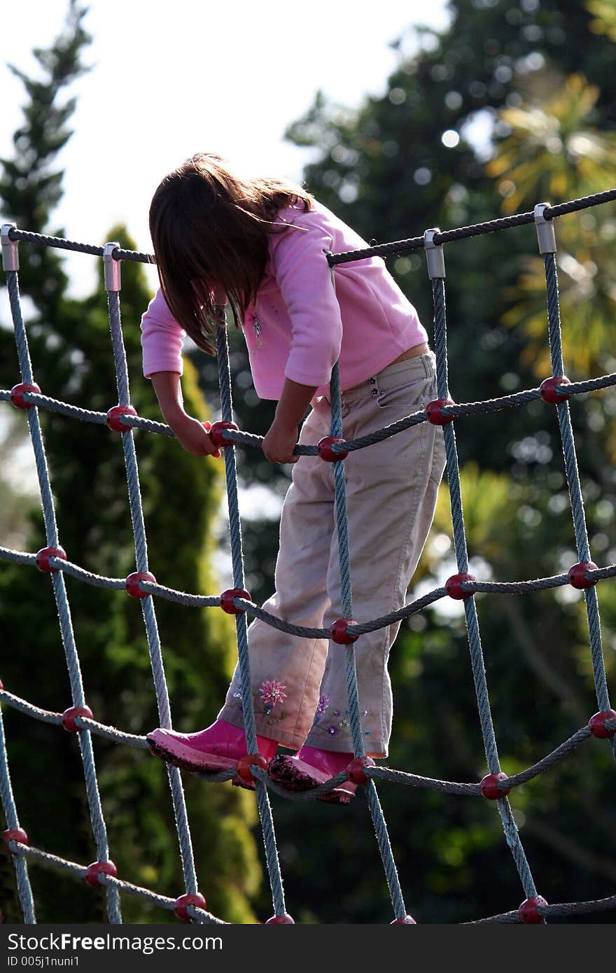 Girl Playing