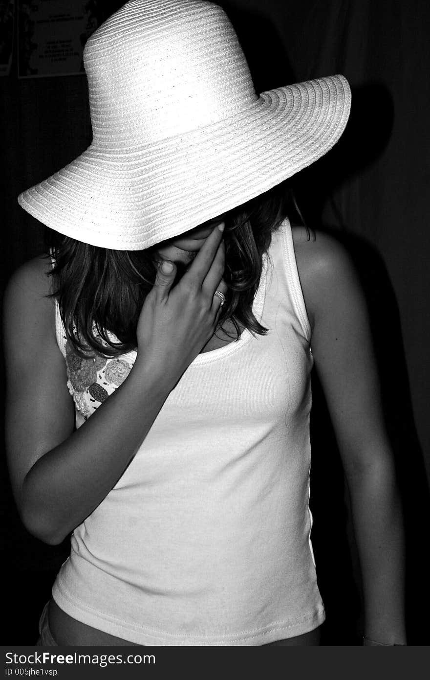 Sexy woman with hat. Sexy woman with hat.