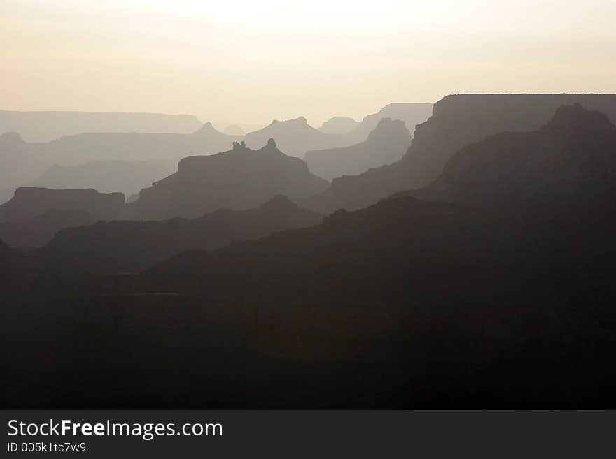 Grand Canyon at sunset