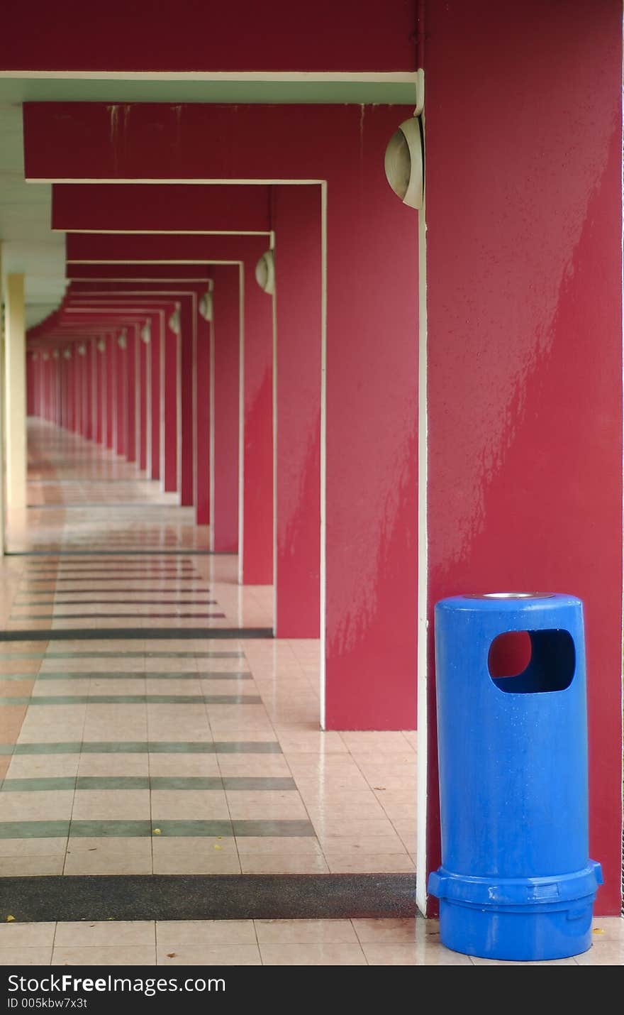 Colorful corridor