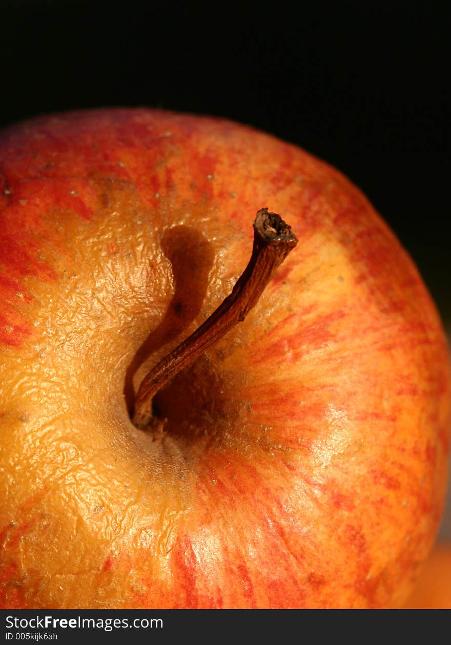 Close up picture ofan apple