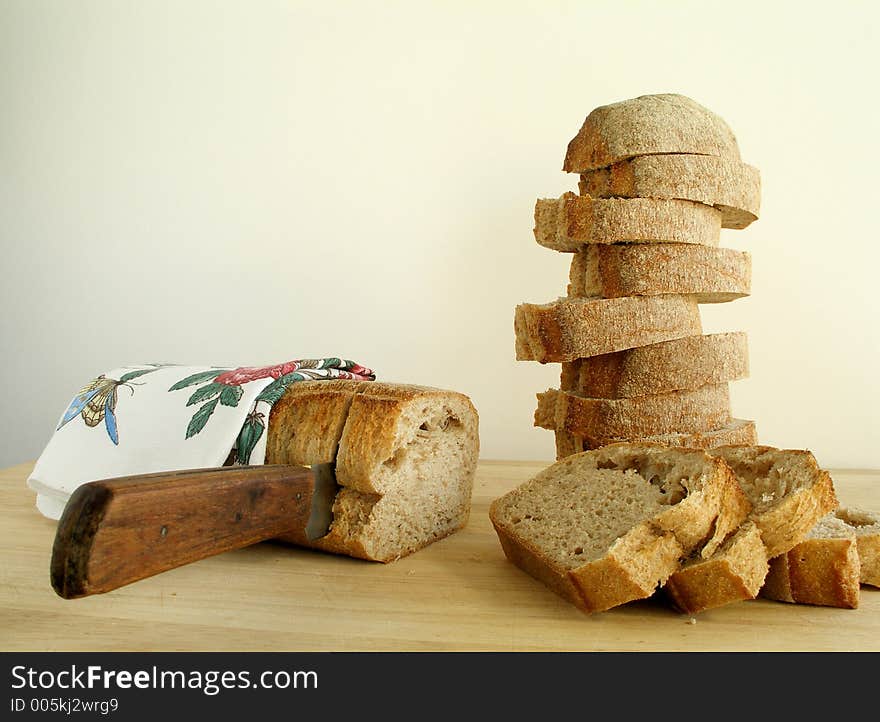 Bread On The Cutting Board