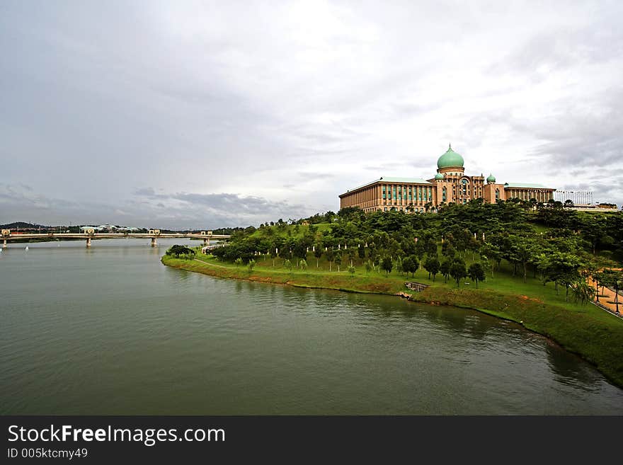 The Malaysian Prime Minister's office in Putrajaya. The Malaysian Prime Minister's office in Putrajaya