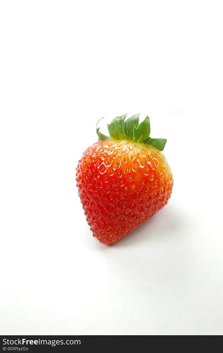 Isolated strawberry