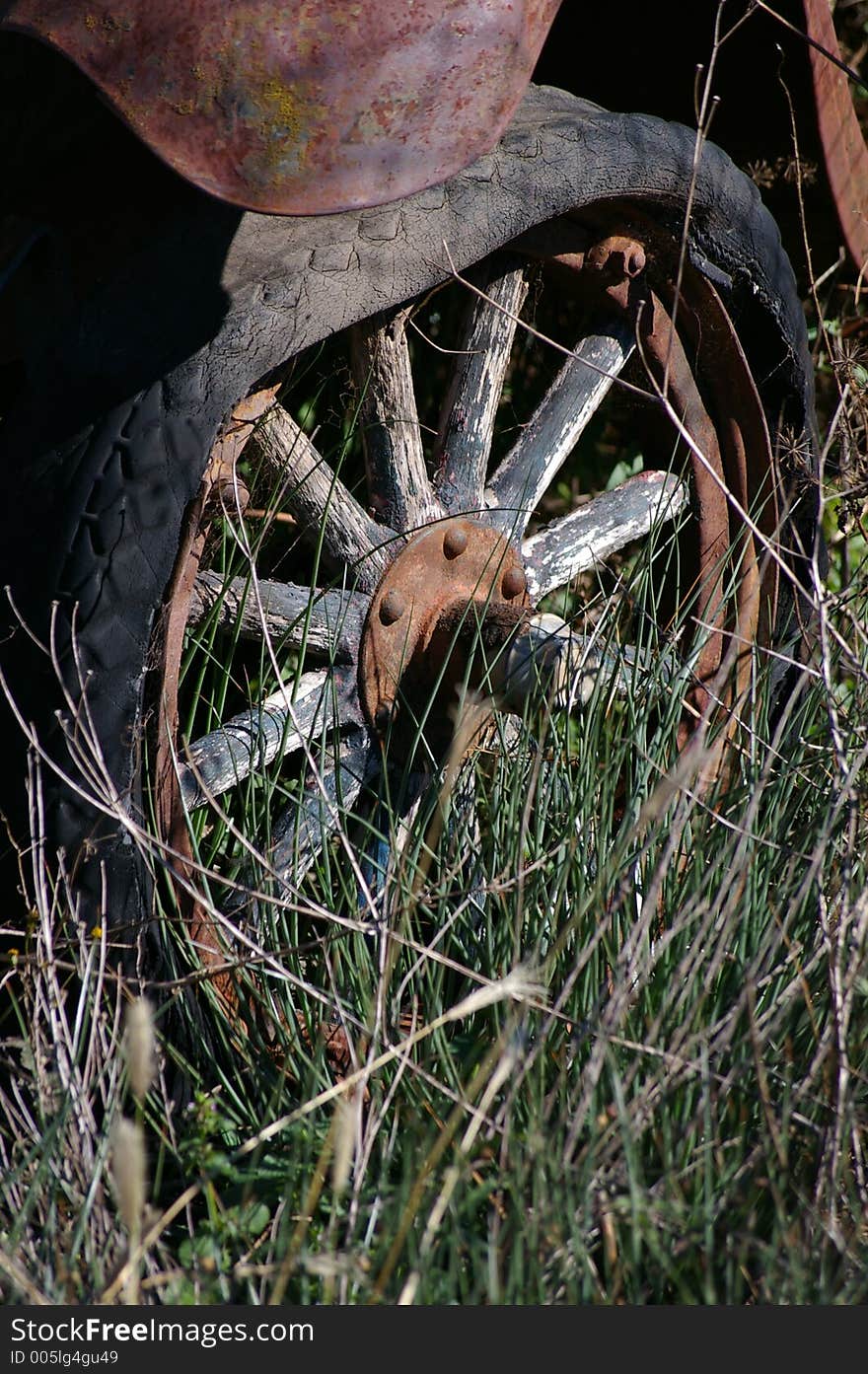 Old Truck Tyre