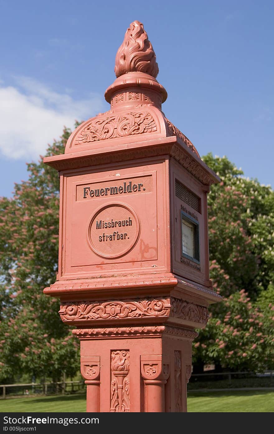 Historic fire alarm, Berlin. Historic fire alarm, Berlin