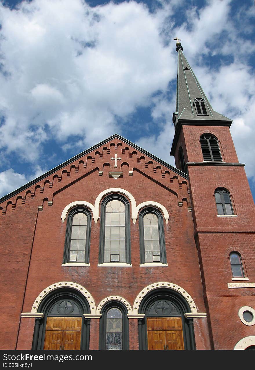 Original image of a church in Salem, MA.