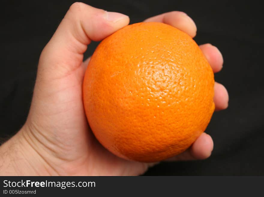 Fingers a orange