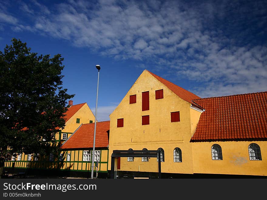 Traditional building in denmark. Traditional building in denmark