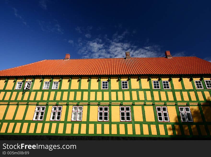 Traditional building in denmark. Traditional building in denmark