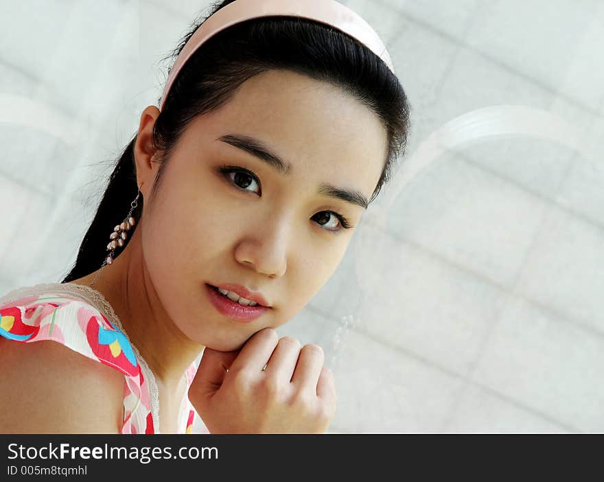 Young Asian woman. Young Asian woman