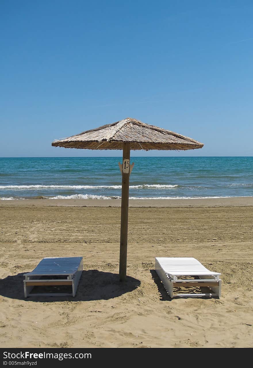 Umbrella At The Beach