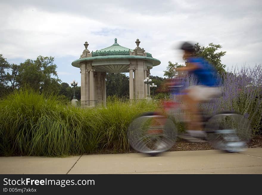 Bicyclist Blur