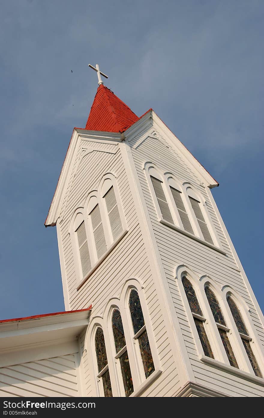 Historic church steeple in South Carolina