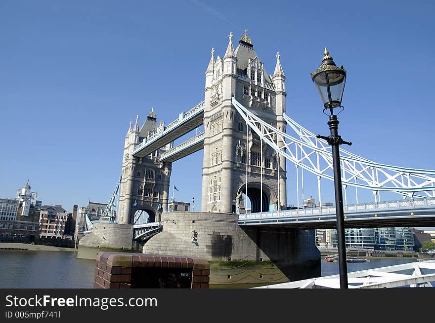 Close to the Tower of London over the River Thames, England, UK, EU. Close to the Tower of London over the River Thames, England, UK, EU.