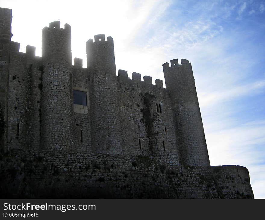 Old castle with sky