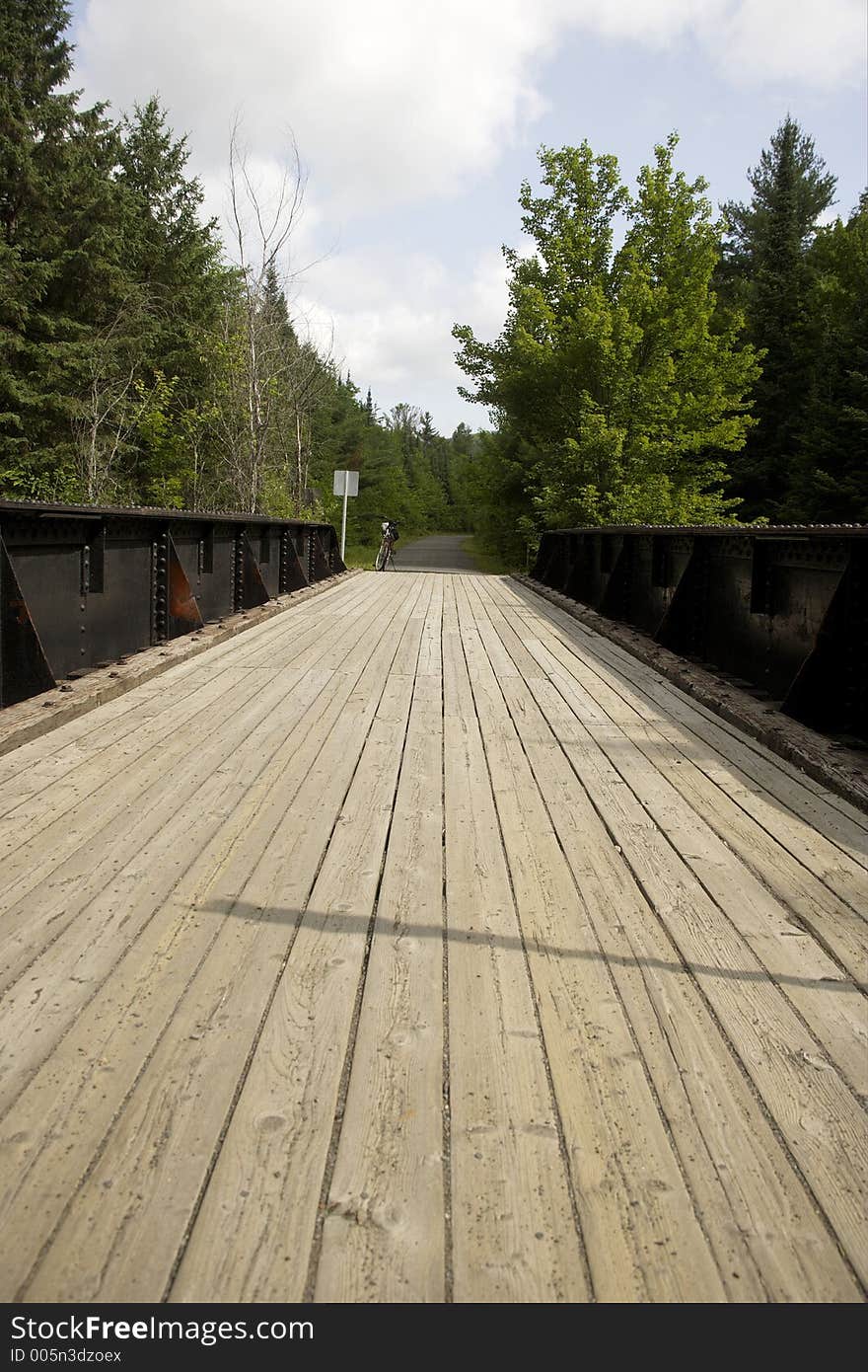 Bridge in Quebec, Canada