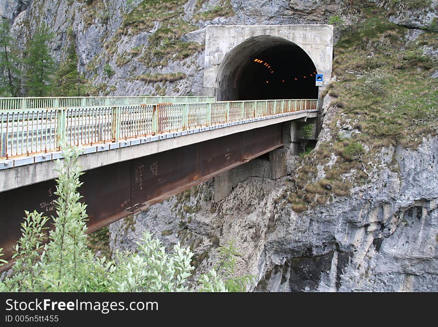 Tunnel - Alps - Dolomiti - Italy