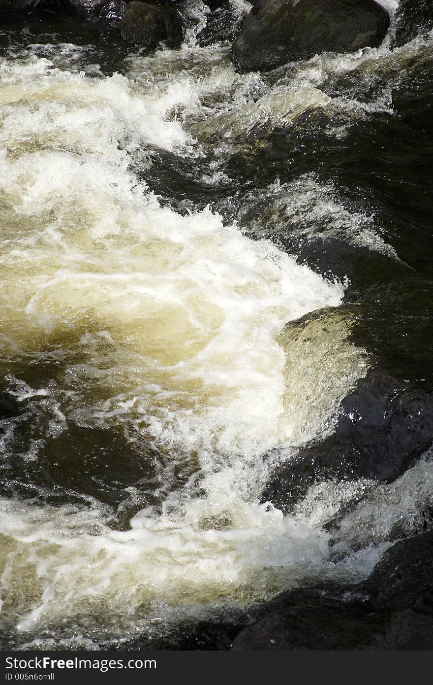 River detail in Quebec, Canada. River detail in Quebec, Canada