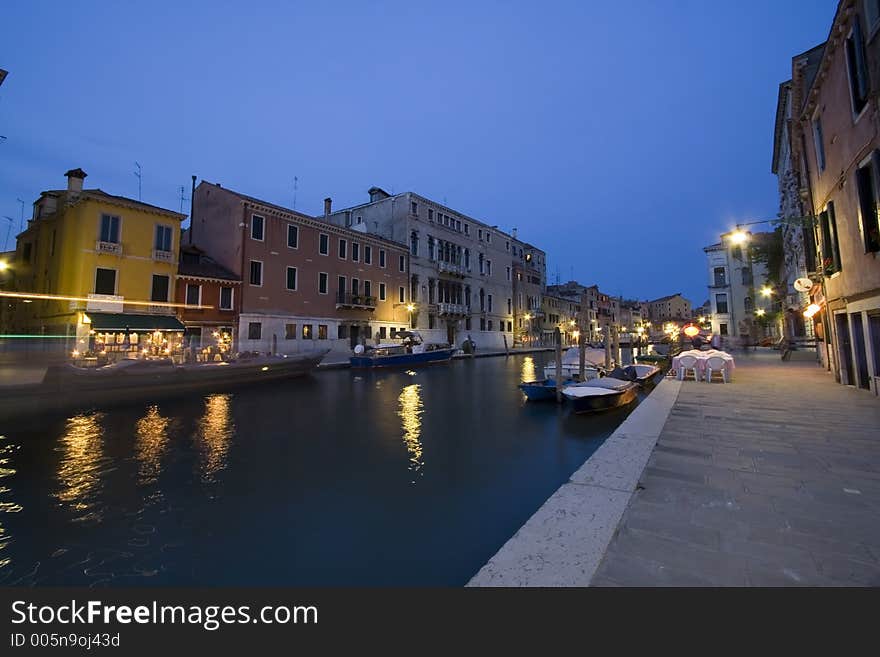 Venice at dusk