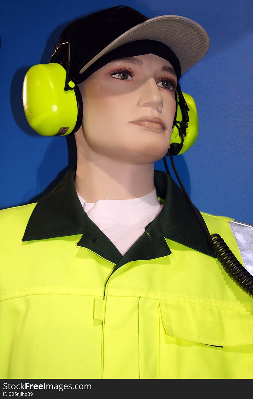 Mannequin in working cloth