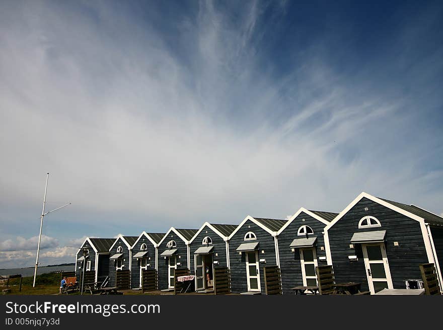 Summer in denmark:beach houses. Summer in denmark:beach houses