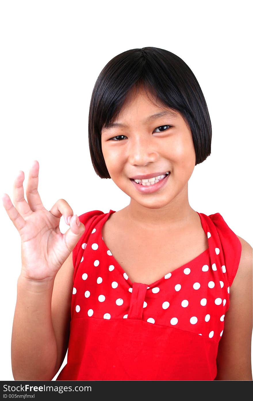 Close-up asian girl. Close-up asian girl.