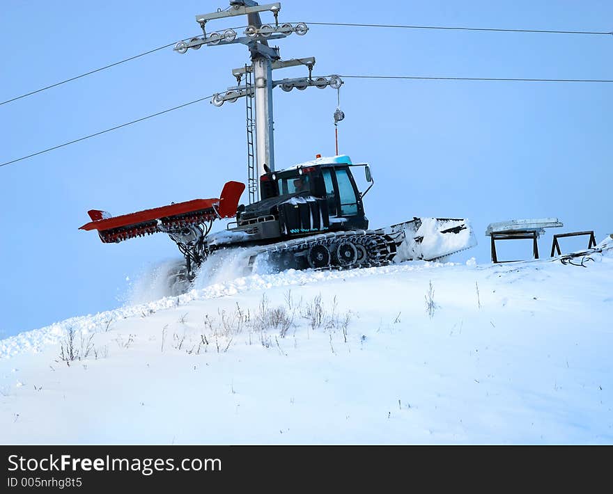 Snow-removing