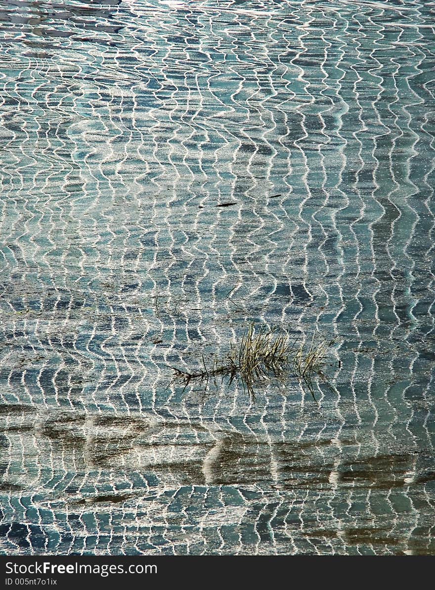 Building reflecting in the river. Building reflecting in the river