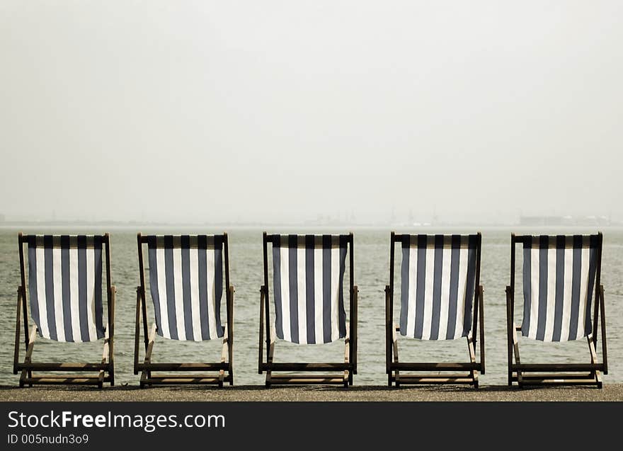 Deckchairs, Southend, England