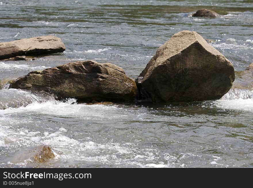 Rocks in a River