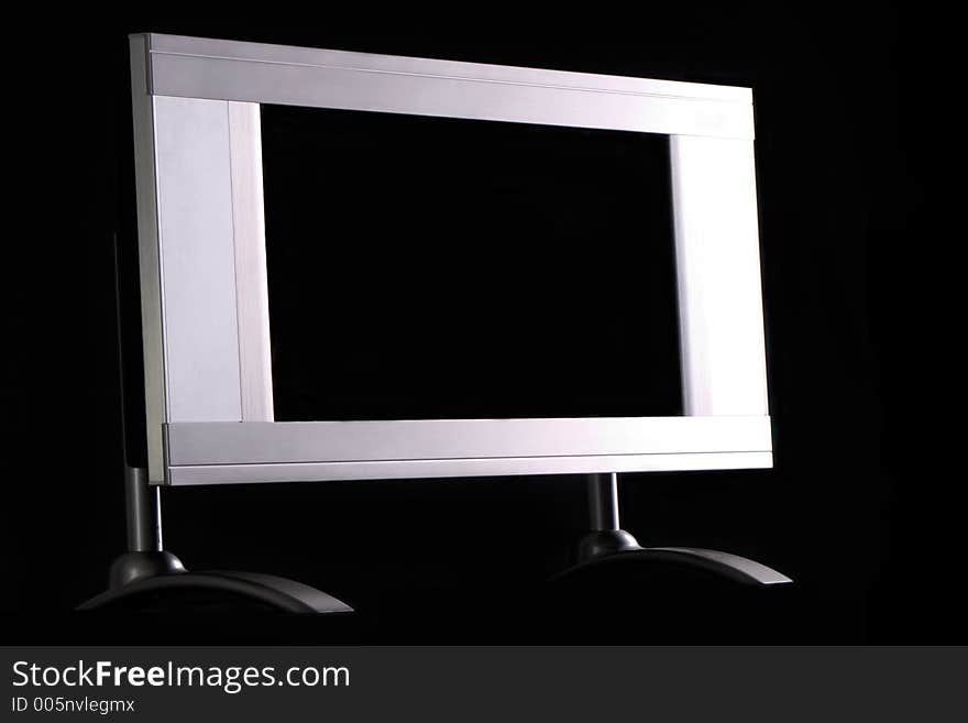 Silver plasma tv