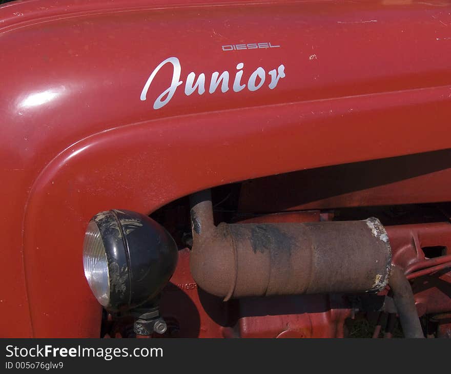 Part of an old german porsche tractor