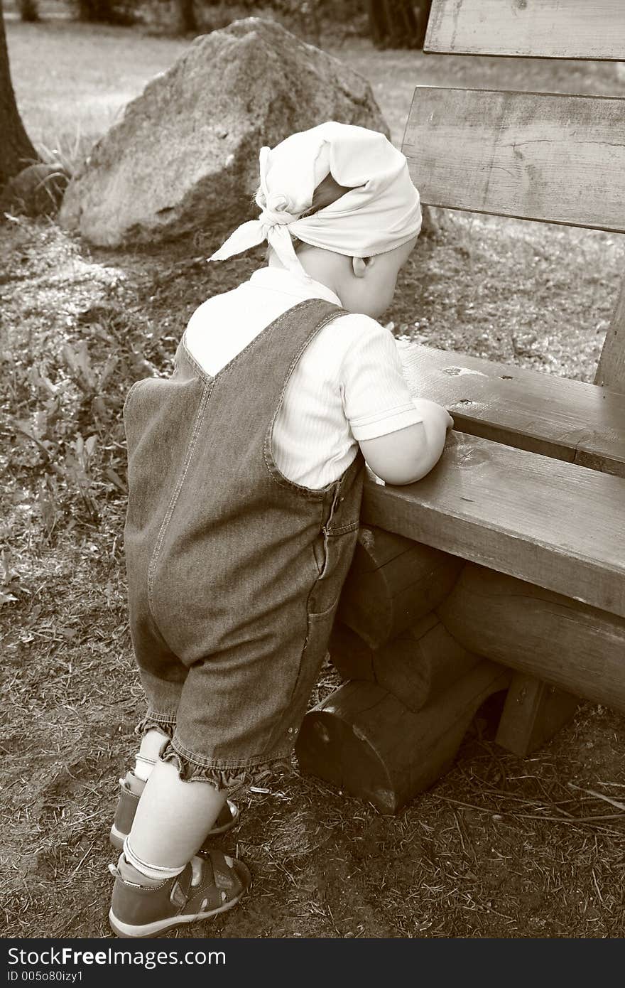 Child And The Bench